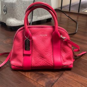 Everyday BagCOACH Bleecker Pebbled Leather Preston Satchel